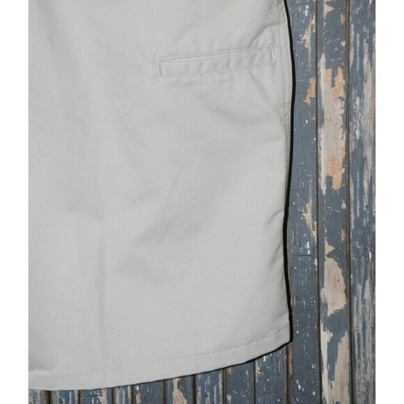 Haggar Men's Classic Khaki Chino Shorts Size 42 Flat Front Pockets Preppy Casual - Picture 5 of 7